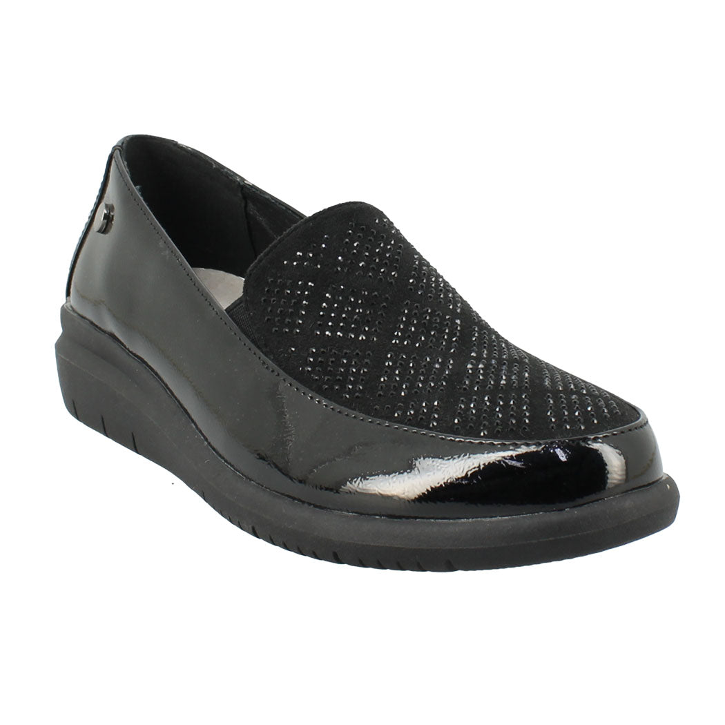 ANTRIN 28.BERLIN-195 Μαύρο Μοκασίνι Γυναικείο