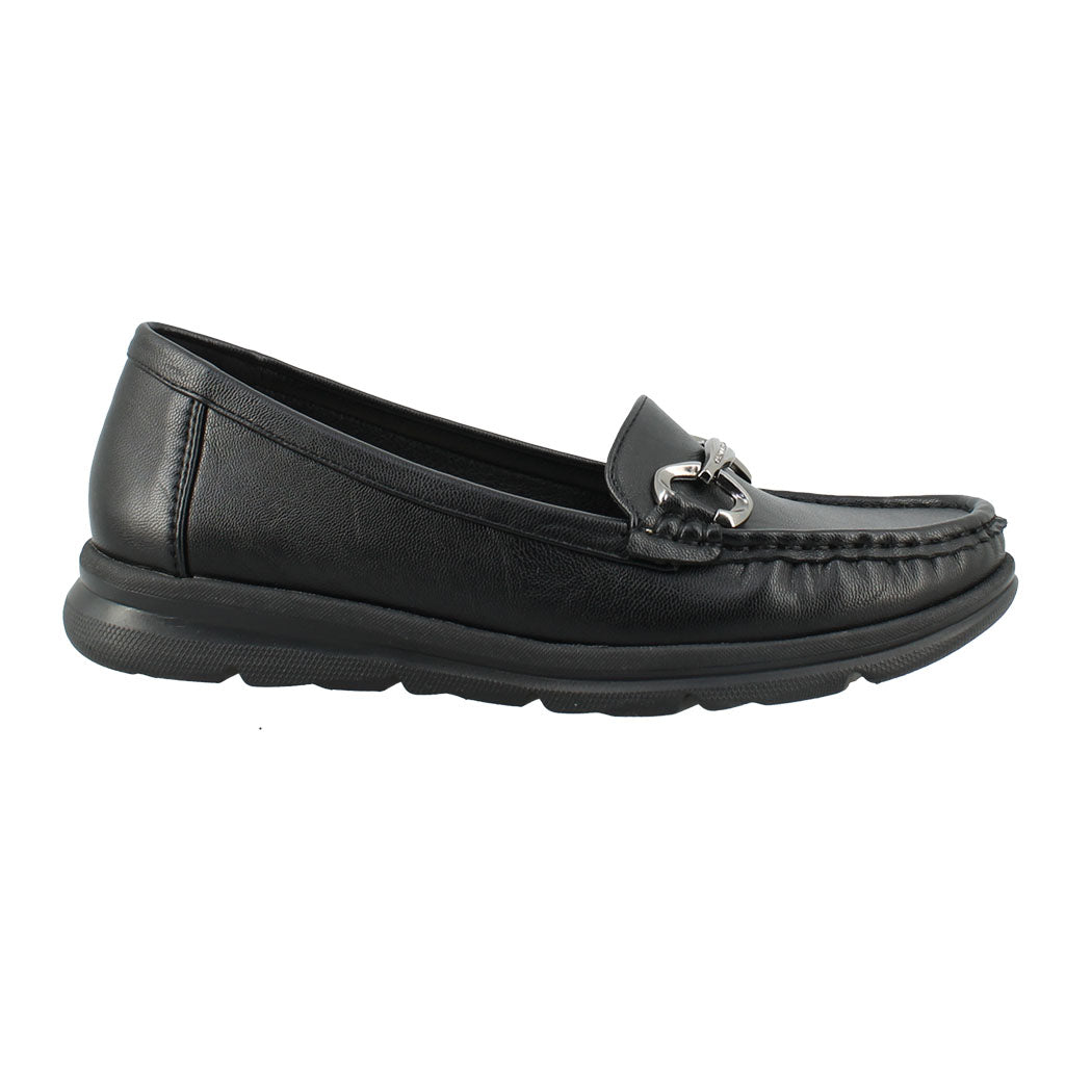 ANTRIN 28.FERIN-195 Μαύρο Μοκασίνι Γυναικείο