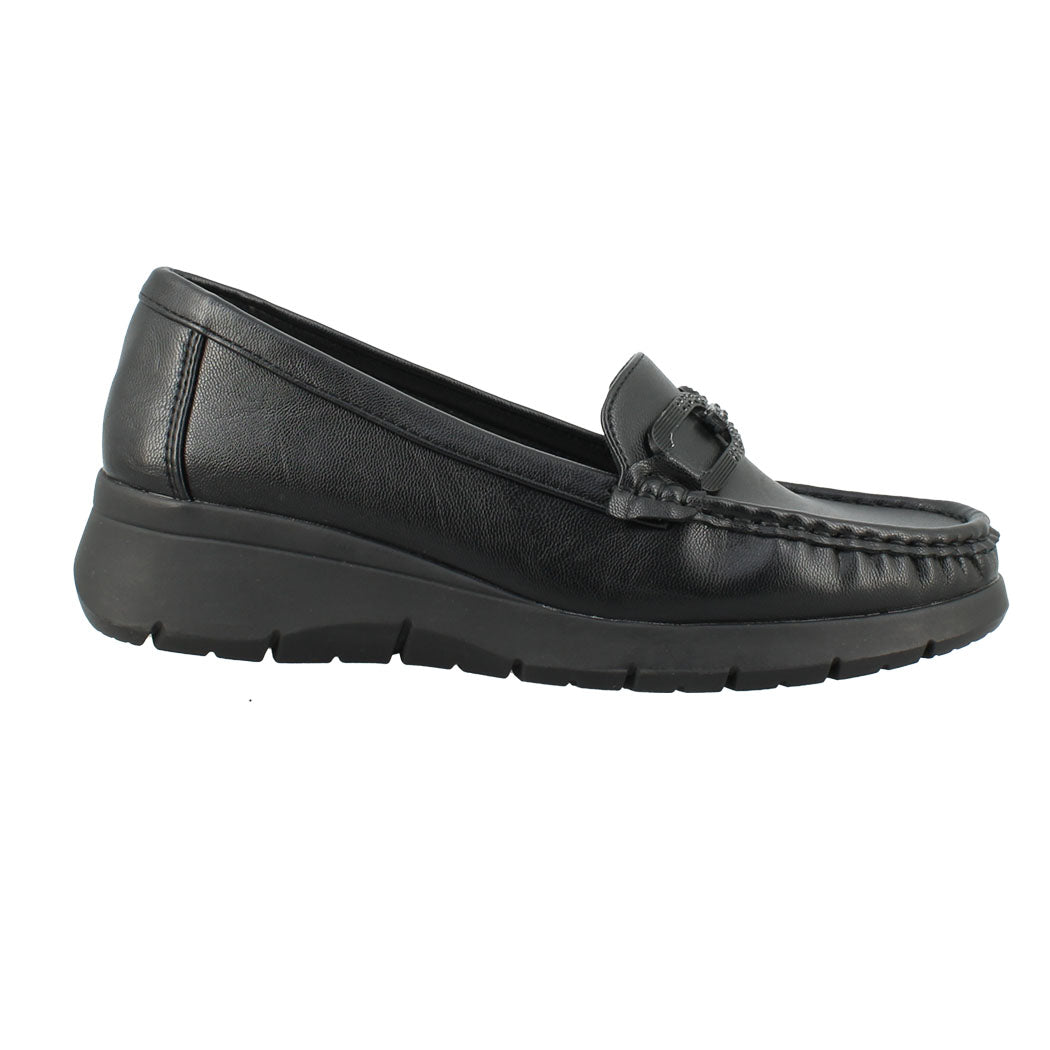 ANTRIN 28.MALTA-195 Μαύρο Μοκασίνι Γυναικείο