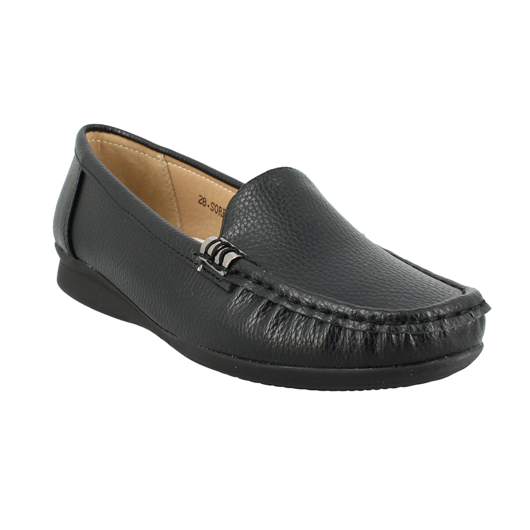 ANTRIN 28.SOREN-155 Μαύρο Γυναικείο Μοκασίνι