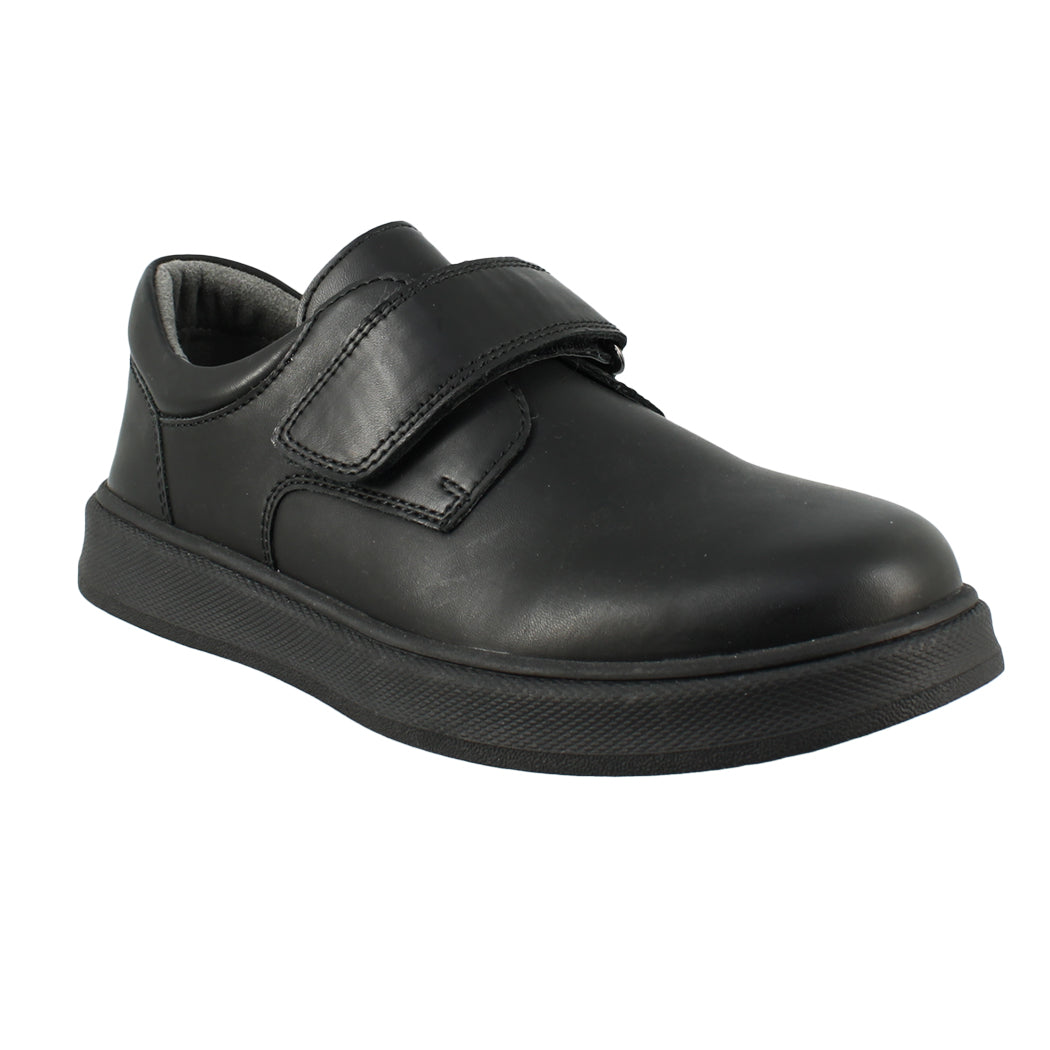 IQKIDS 144.GREGORY-185 Μαύρο Casual Παπούτσι με αυτοκόλλητο