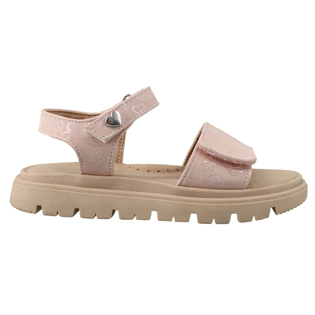 IQKIDS 19.ATLANTA-200 Ροζ Αυτοκόλλητο Πέδιλο Για Κορίτσια