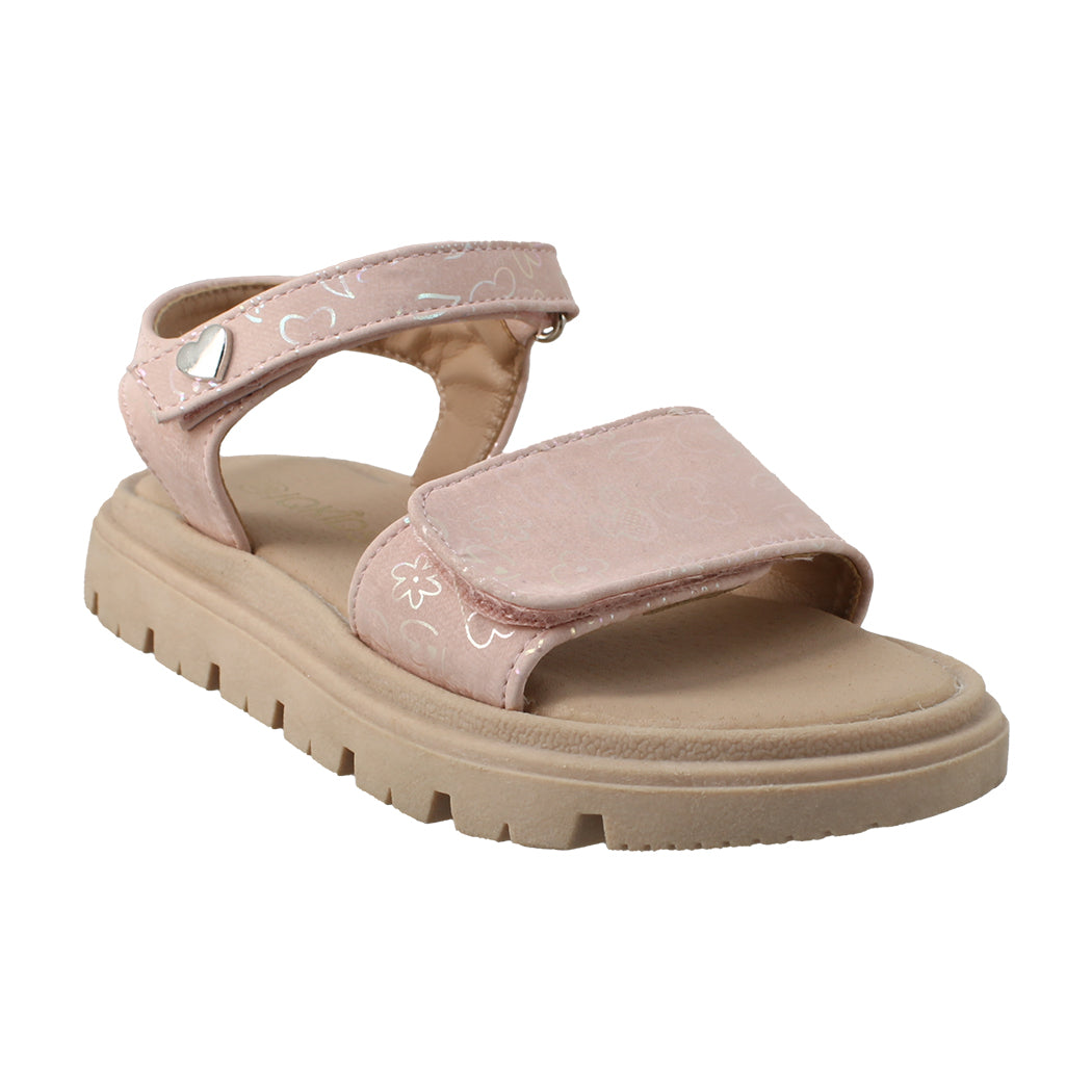 IQKIDS 19.ATLANTA-200 Ροζ Αυτοκόλλητο Πέδιλο Για Κορίτσια