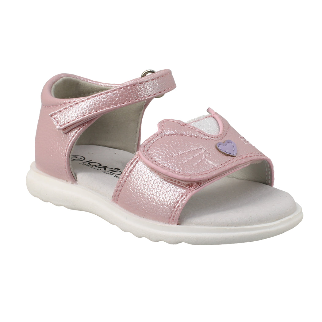 IQKIDS 19.LANA-200 Ροζ Αυτοκόλλητο Πέδιλο Για Κορίτσια