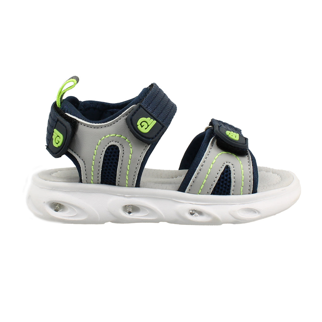 IQKIDS 19.LEO-200 Μπλε Αυτοκόλητο Πέδιλο Με Φωτάκια Για Αγόρια