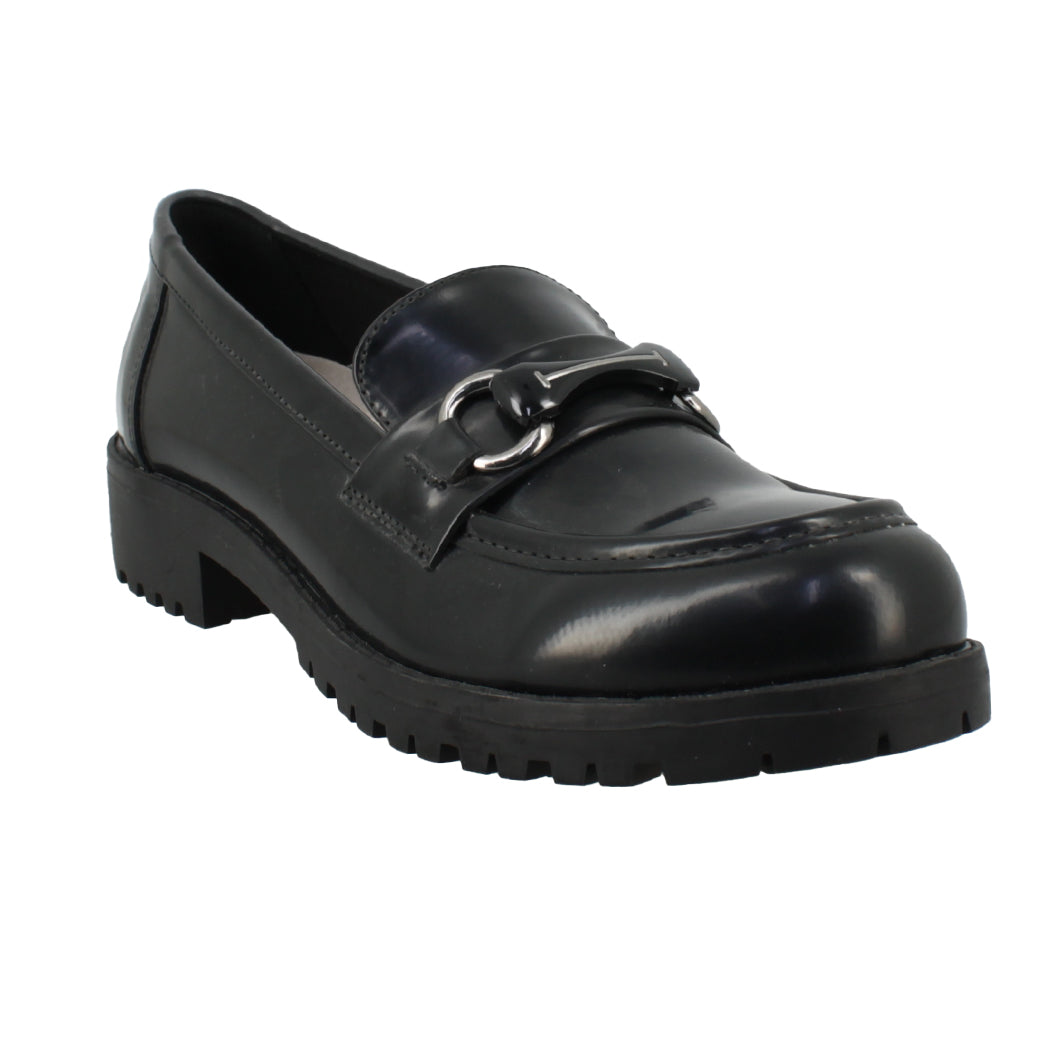 ANTRIN 28.ELASA-205 Μαύρο Loafer Γυναικείο