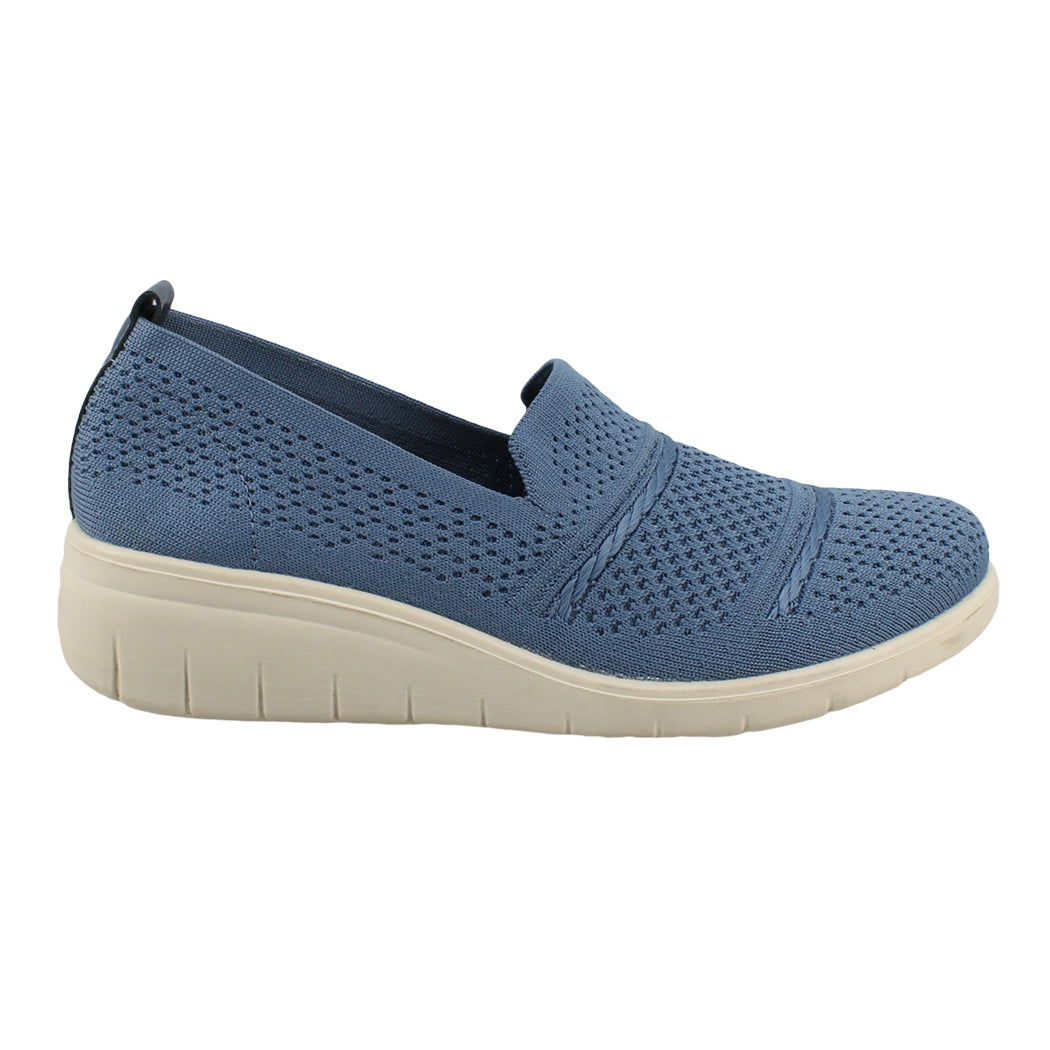ANTRIN 28.NAVARA-190 Μπλε Slip on Sneaker Γυναικείο