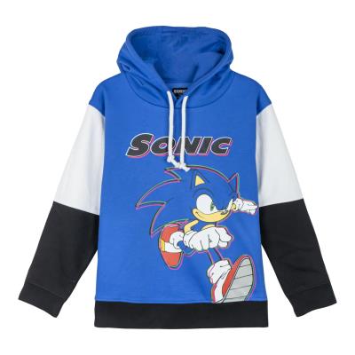 SONIC 142.2900002274 Μπλε Φούτερ Με Κουκούλα Για Αγόρια
