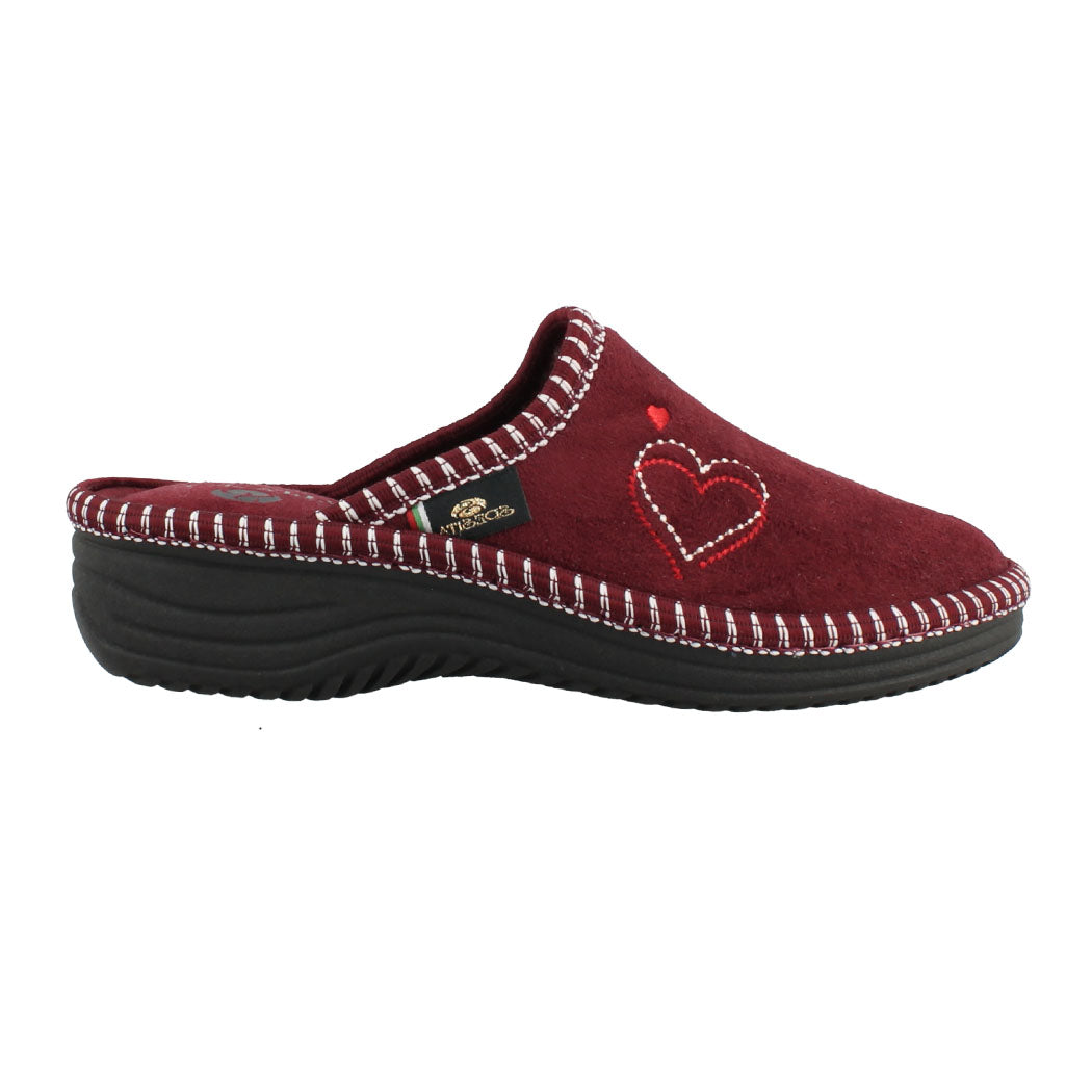 SPESITA 38.2501 Μπορντό Γυναικεία Βελούδινη Παντόφλα