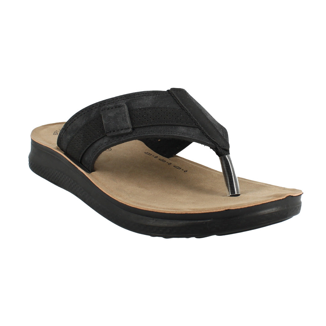 BEWILD 56.S698-4865 Μαύρη Δίχαλη Ανδρική Παντόφλα