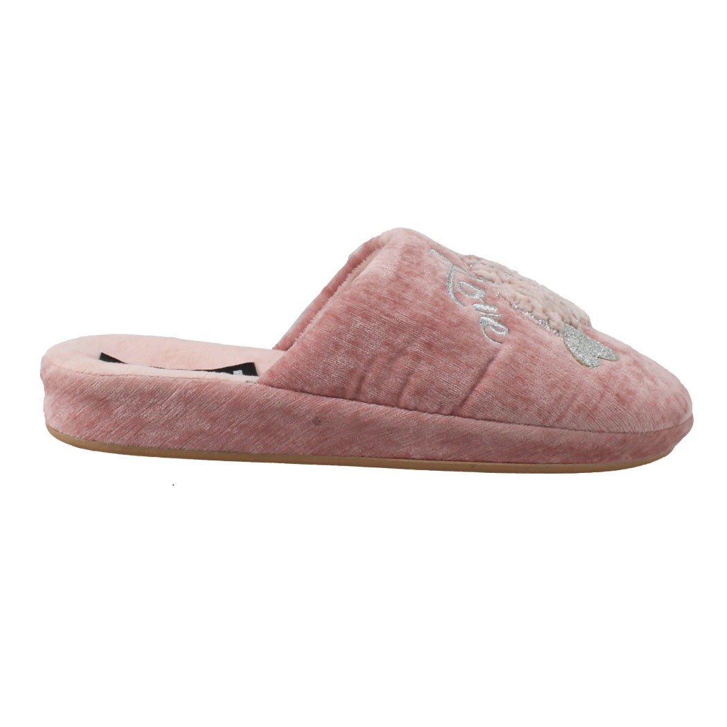 ANTRIN 49.DS-32931 Ροζ Ανατομική Παντόφλα Γυναικεία Με Καρδιές