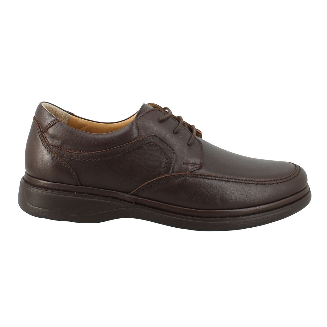 ANTONELLO 56.S236-251 καφέ δερμάτινο ανδρικό παπούτσι με κορδόνια