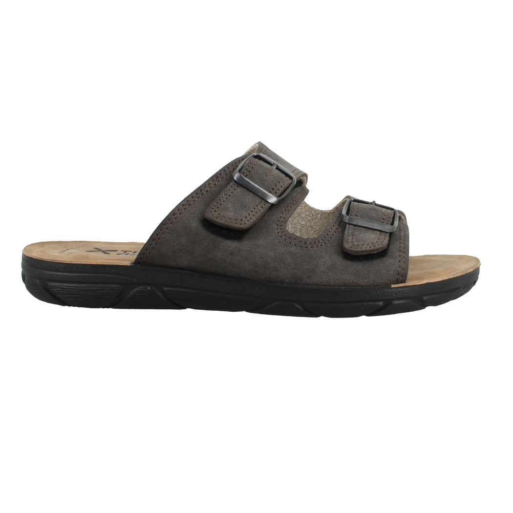 BEWILD 56.S698-4863 Καφέ Ανδρική Παντόφλα Με Τοκάδες