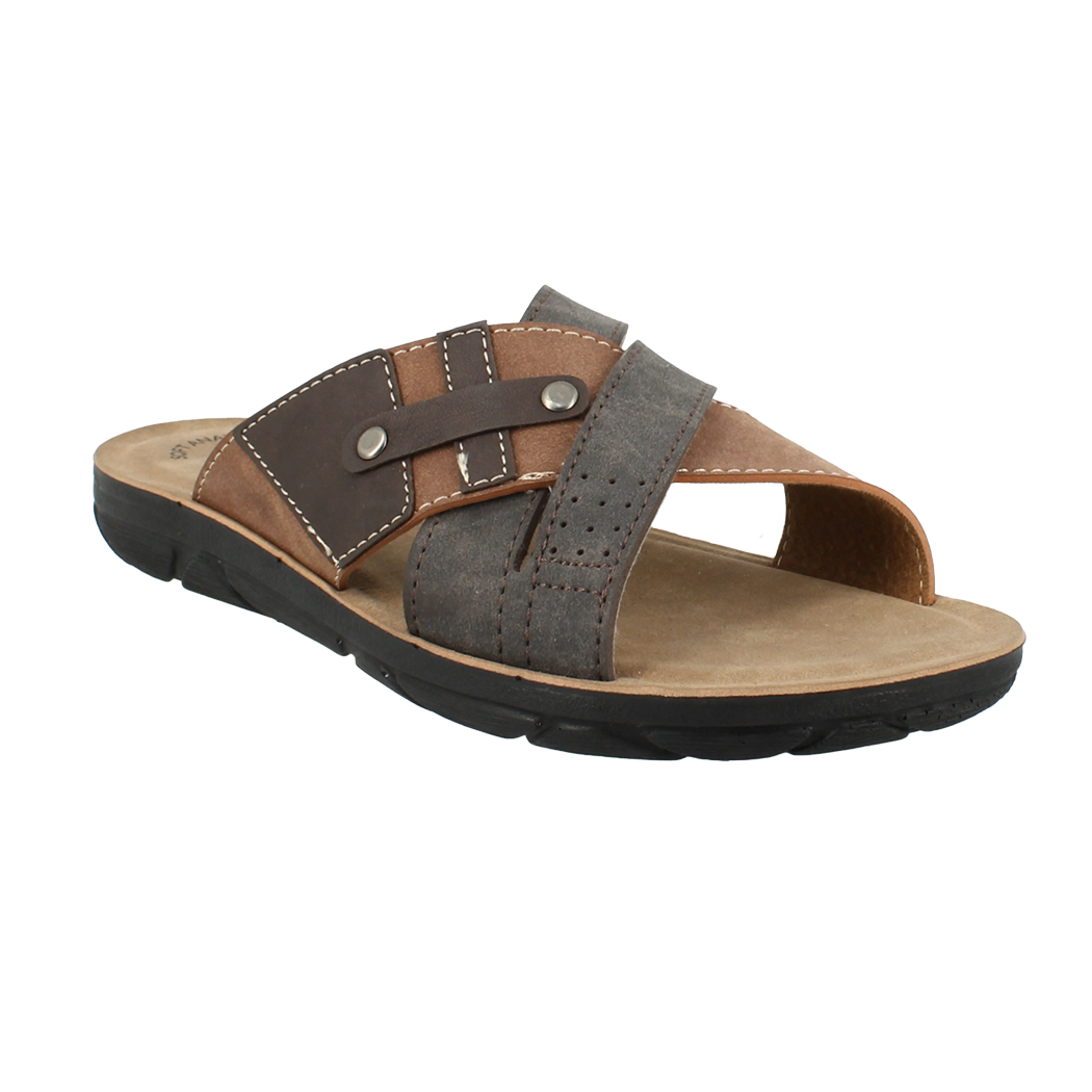 BEWILD 56.S698-4864 Καφέ Παντόφλα Ανδρική