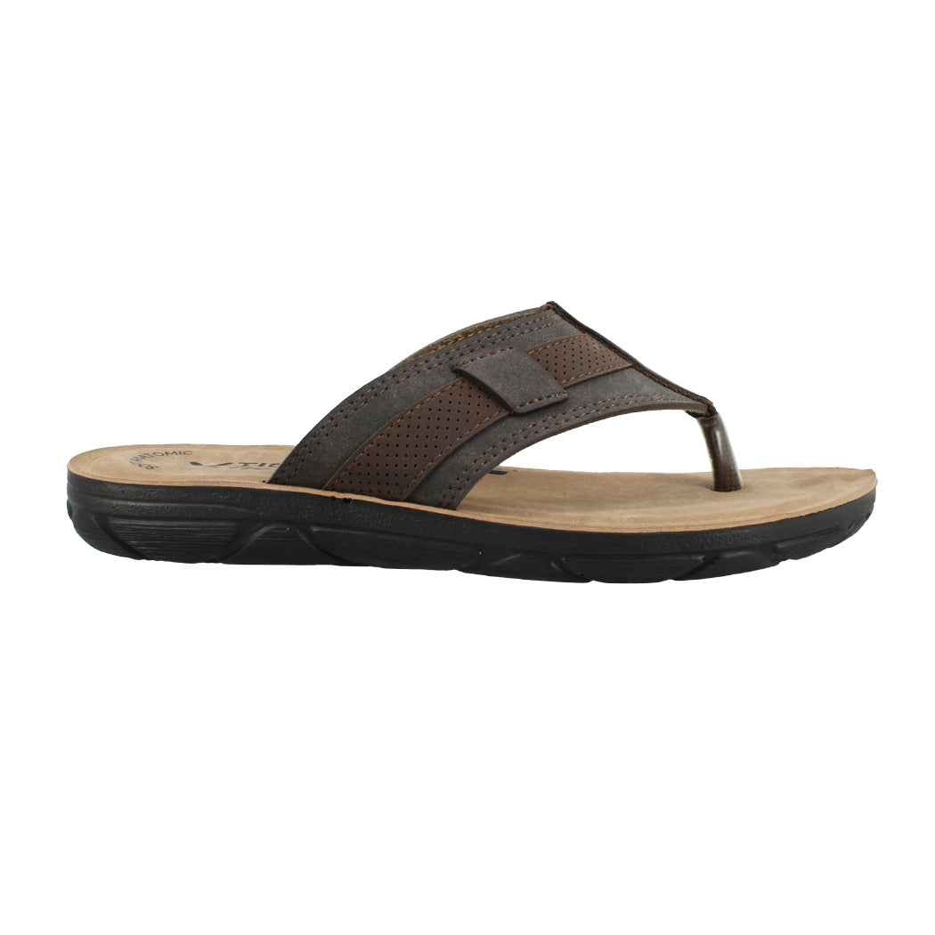 BEWILD 56.S698-4865 Καφέ Δίχαλη Ανδρική Παντόφλα