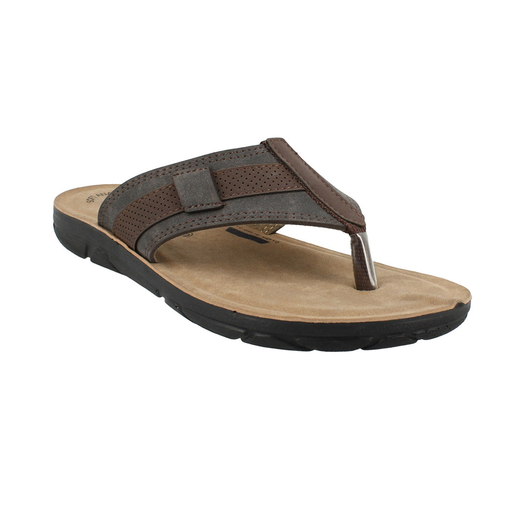 BEWILD 56.S698-4865 Καφέ Δίχαλη Ανδρική Παντόφλα