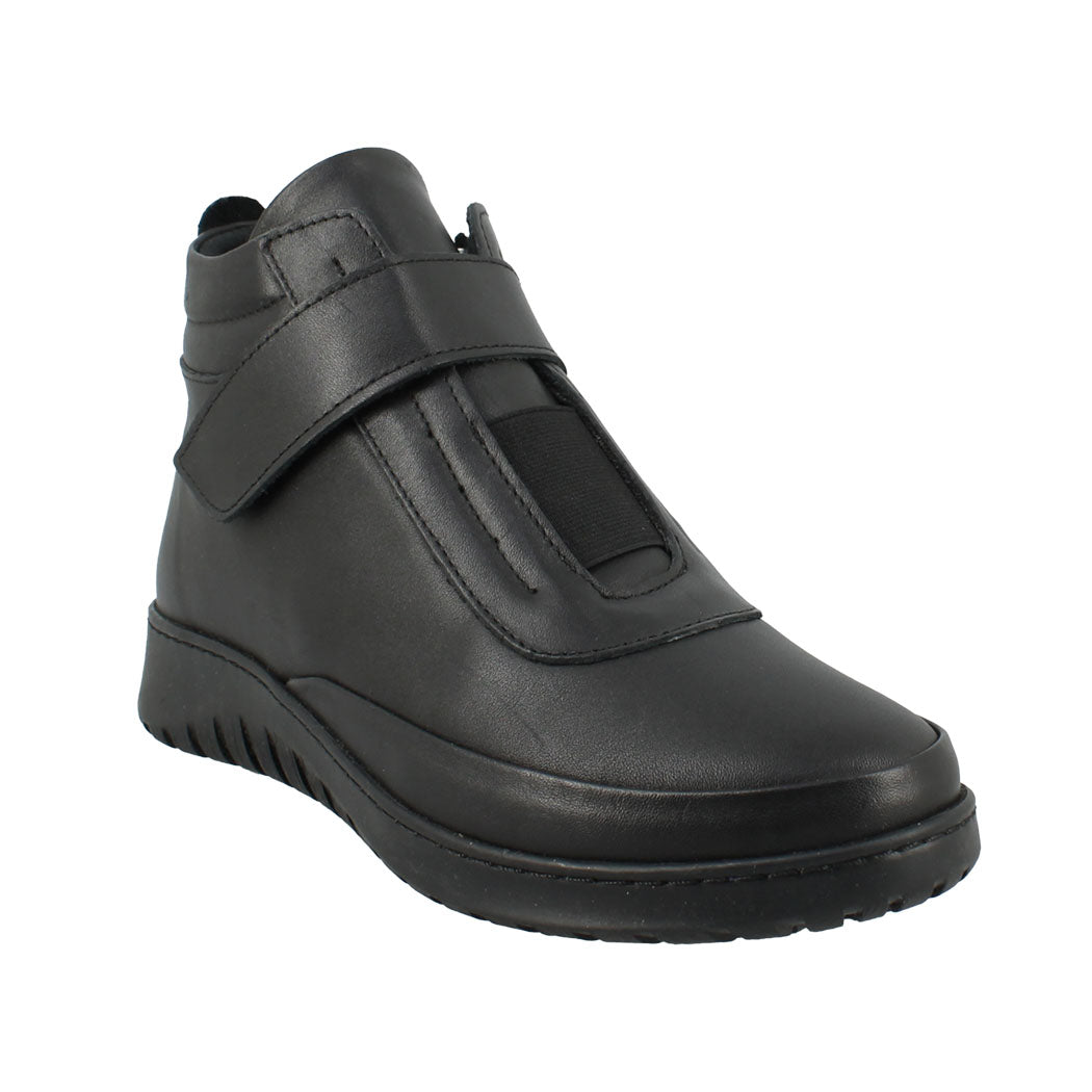 MANLISA 56.W505-7566 Μαύρο Μποτάκι Γυναικείο Comfort