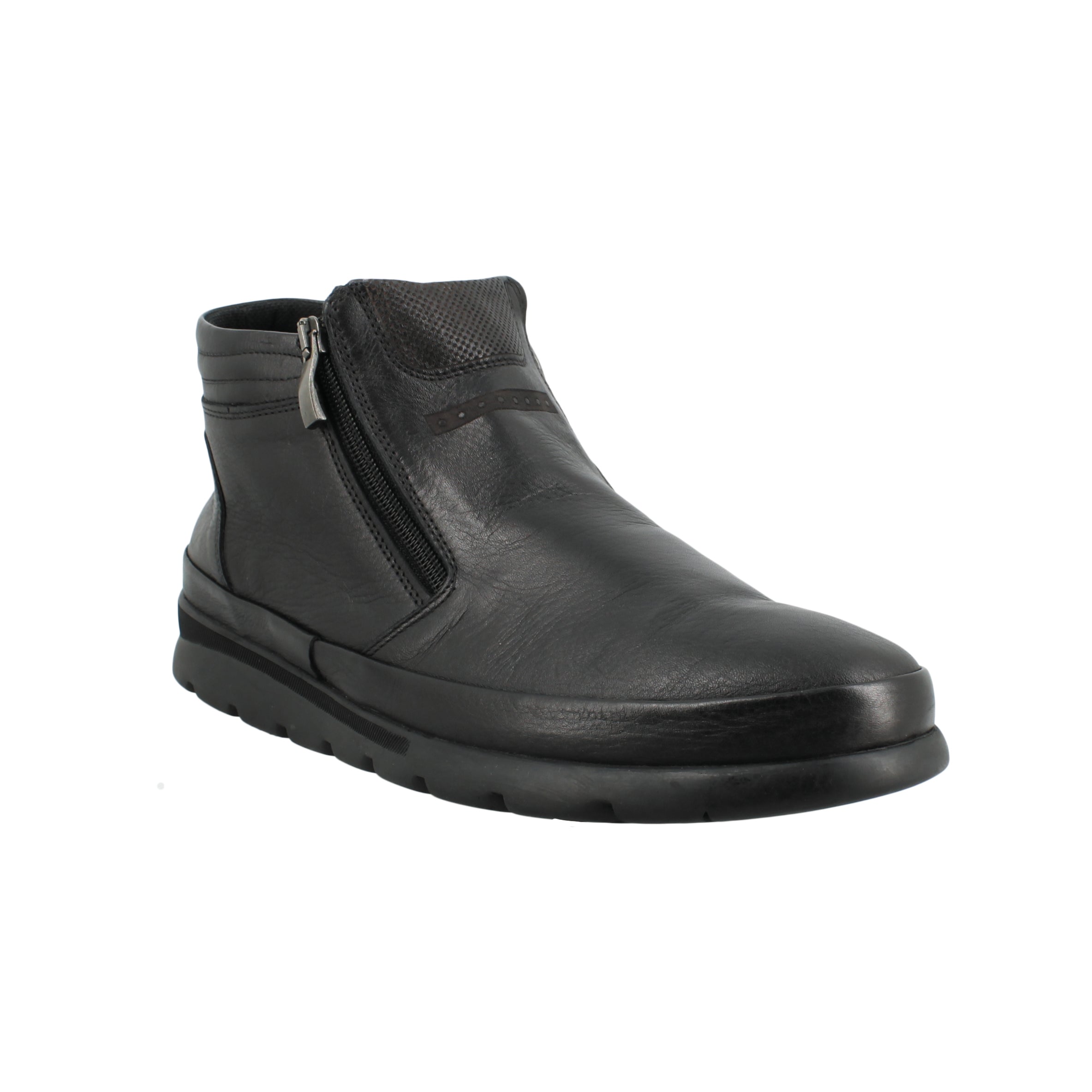 ANTONELLO 56.W923-918 Μαύρο Δερμάτινο Ανδρικό Μποτάκι