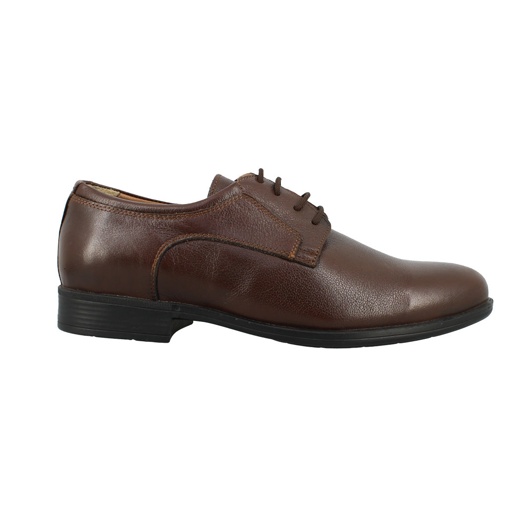 ANTONELLO 56.W330-693-1 δερμάτινο καφέ ανδρικό casual με κορδόνι