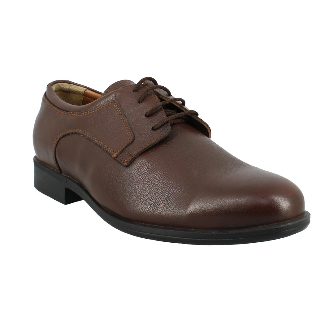 ANTONELLO 56.W330-693-1 δερμάτινο καφέ ανδρικό casual με κορδόνι