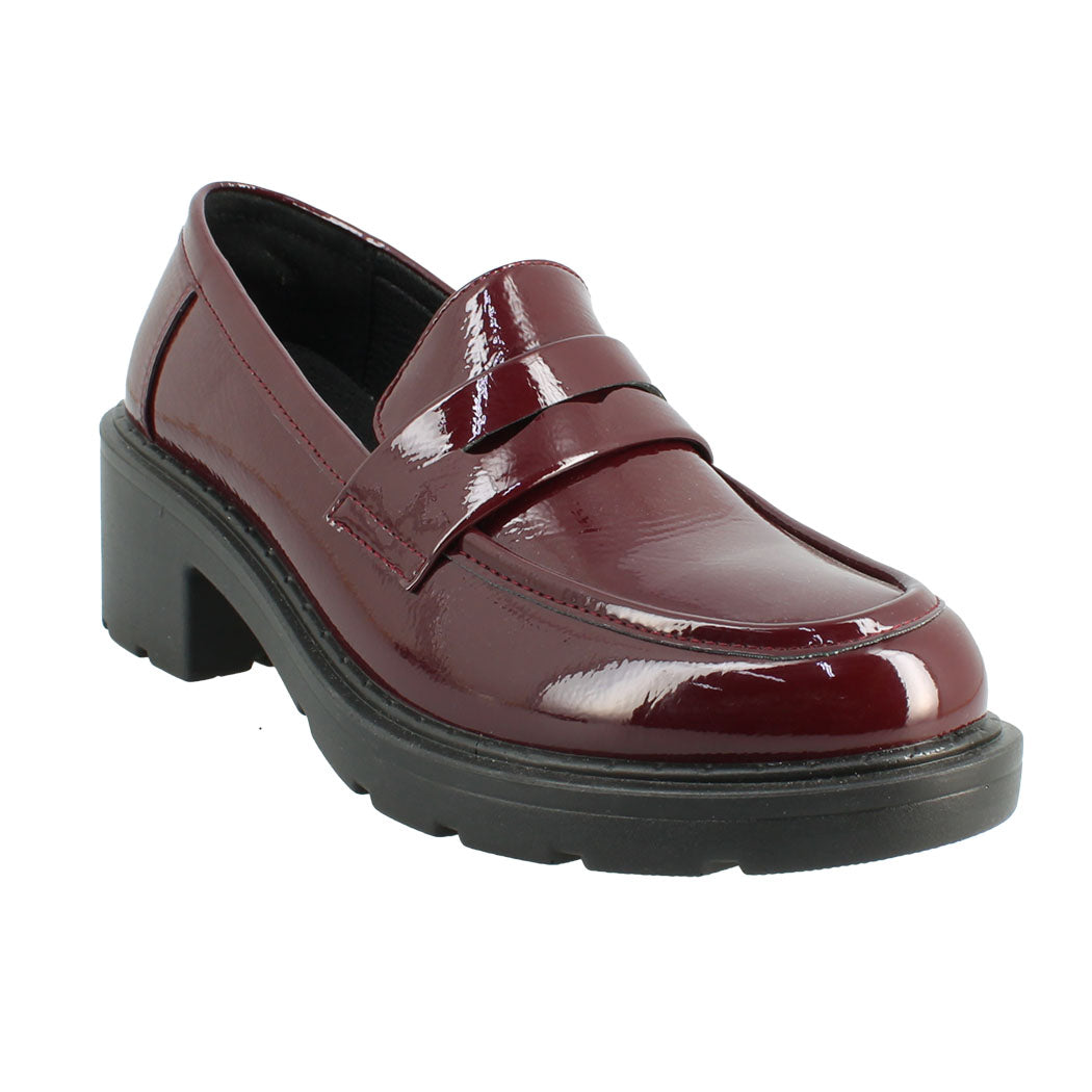 ANTRIN 73.ARTEMIS-195 Μπορντό Loafer Γυναικείο