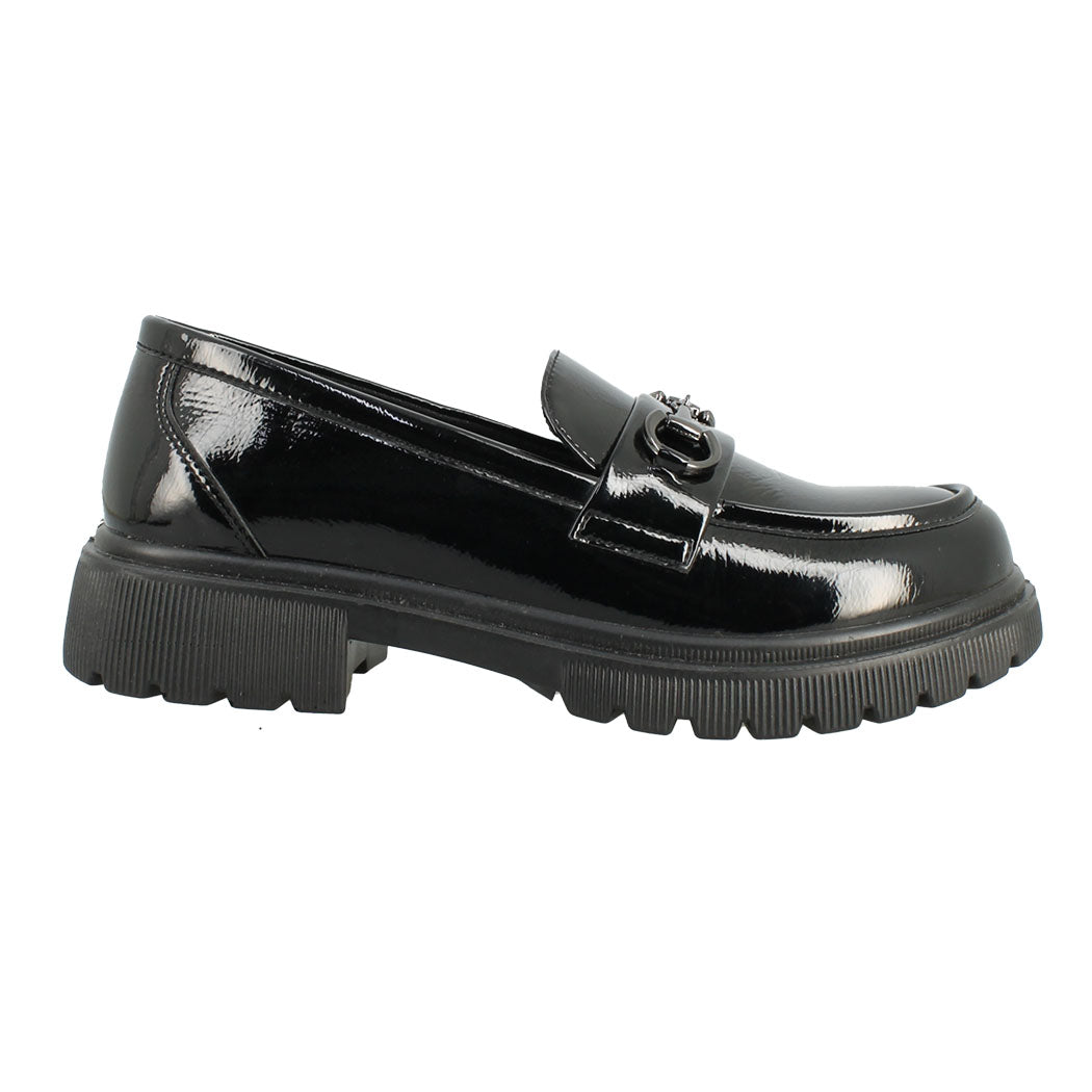 ANTRIN SOFT 73.GRENADA-195 Λουστρίνι Μαύρο Γυναικείο Loafer