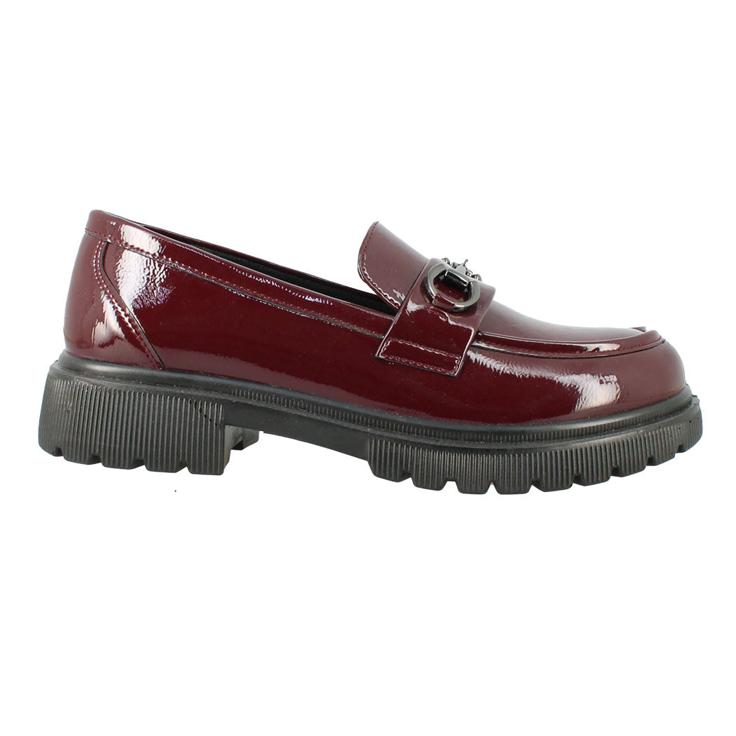 ANTRIN SOFT 73.GRENADA-195 Γυναικείο Loafer Μπορντό Λουστρίνι