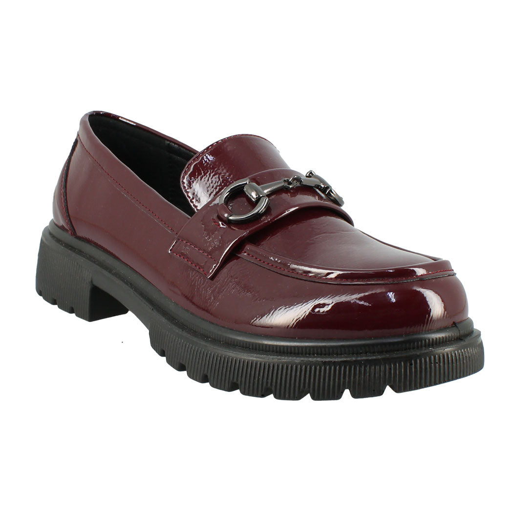 ANTRIN SOFT 73.GRENADA-195 Γυναικείο Loafer Μπορντό Λουστρίνι
