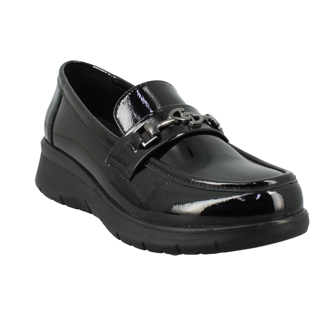 ANTRIN SOFT 73.INO-205 Μαύρο Loafer Γυναικείο