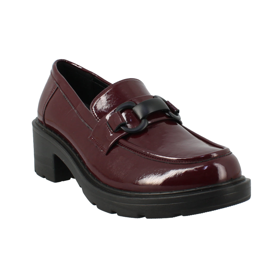 ANTRIN SOFT 74.MIRELA-205 Μπορντό Γυναικείο Loafer