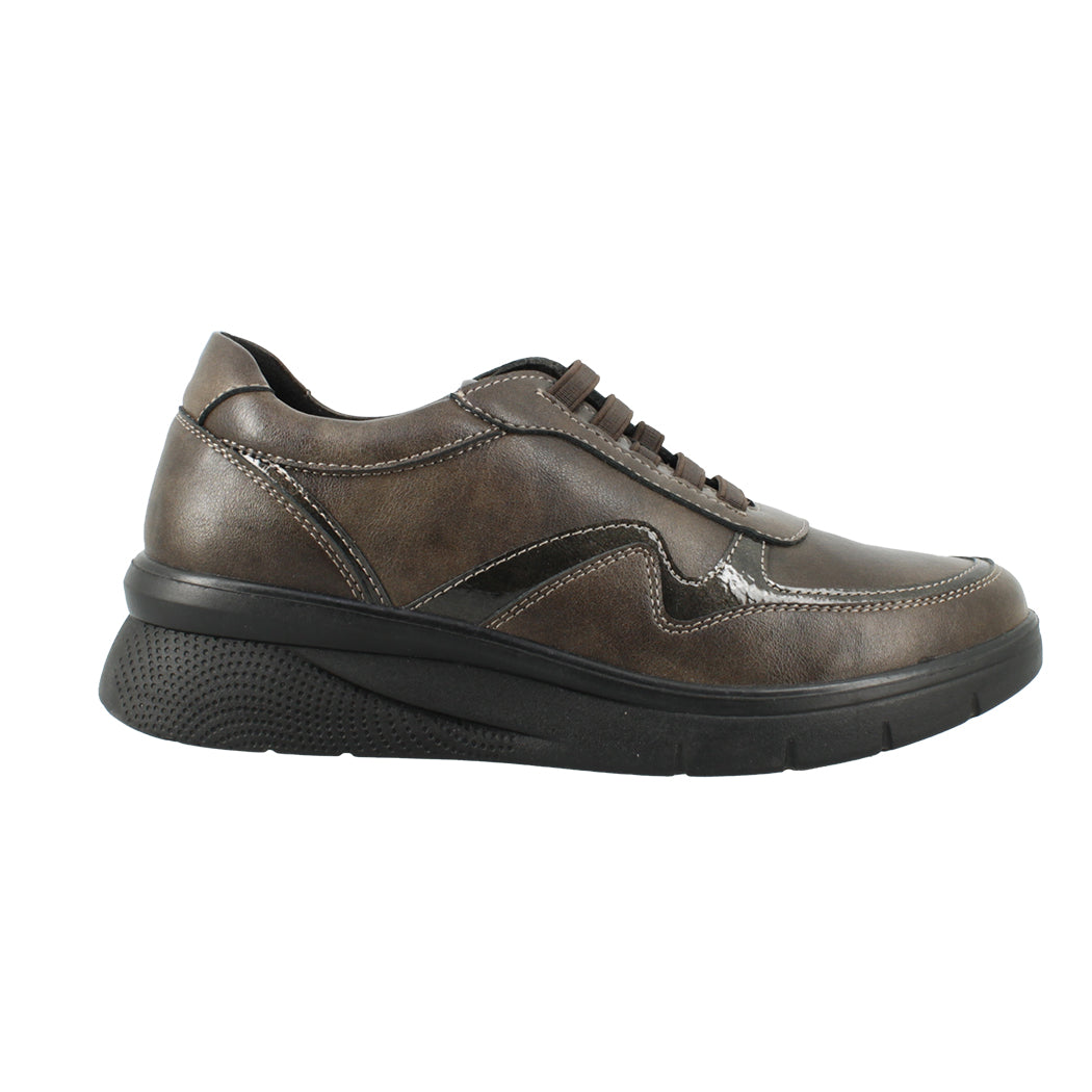 ANTRIN SOFT 73.SANDRA-205 Χακί Γυναικεία Sneakers Με Λάστιχο