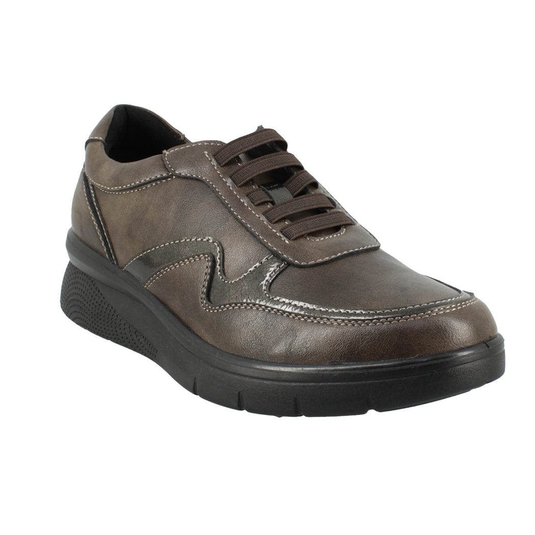 ANTRIN SOFT 73.SANDRA-205 Χακί Γυναικεία Sneakers Με Λάστιχο