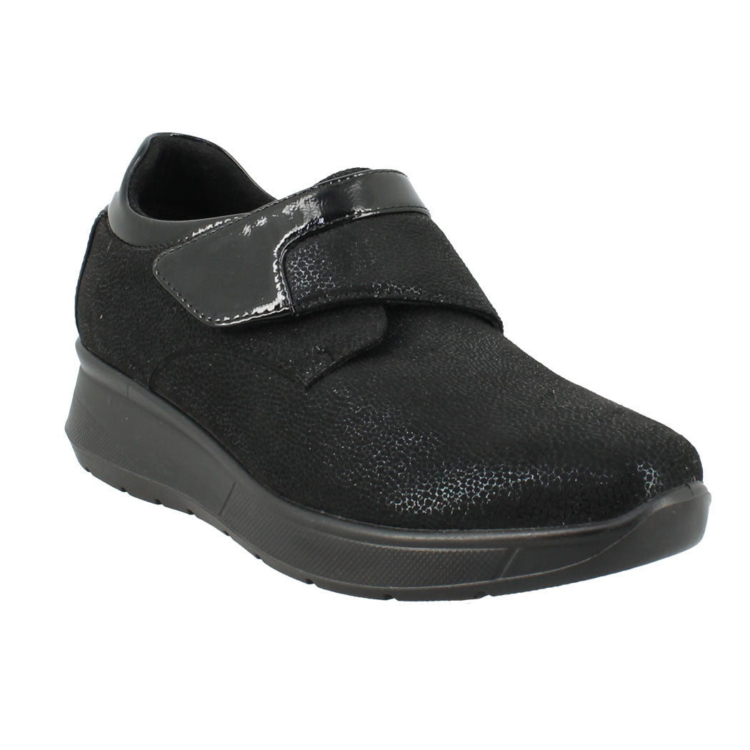 ANTRIN SOFT 73.WATER-195 Μαύρο Sneaker Με Αυτοκόλητο