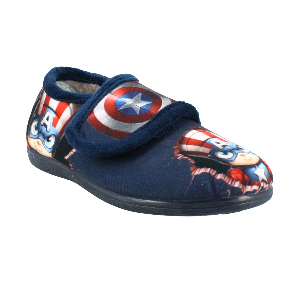 IQKIDS 139.7832 Μπλε Αγορίστικη Παντόφλα Με Αυτοκόλητο