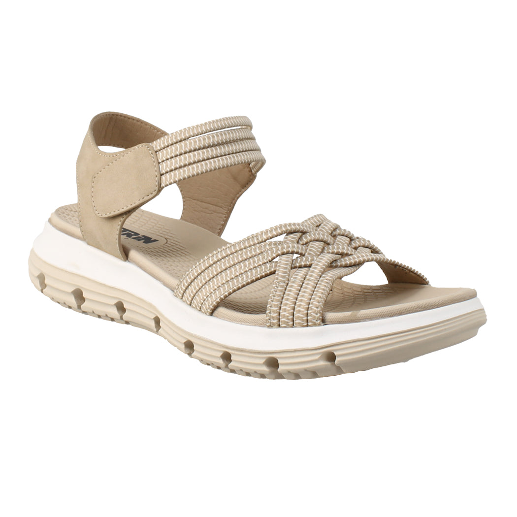 ANTRIN SOFT 81.MADISON-200 Μπεζ Πέδιλα Γυναικεία Με Λάστιχα