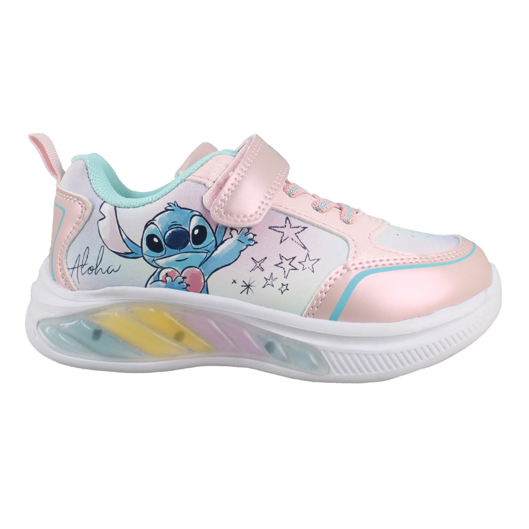 STITCH 29.D13073 Ροζ Αθλητικό Για Κορίτσια Με Φωτάκια