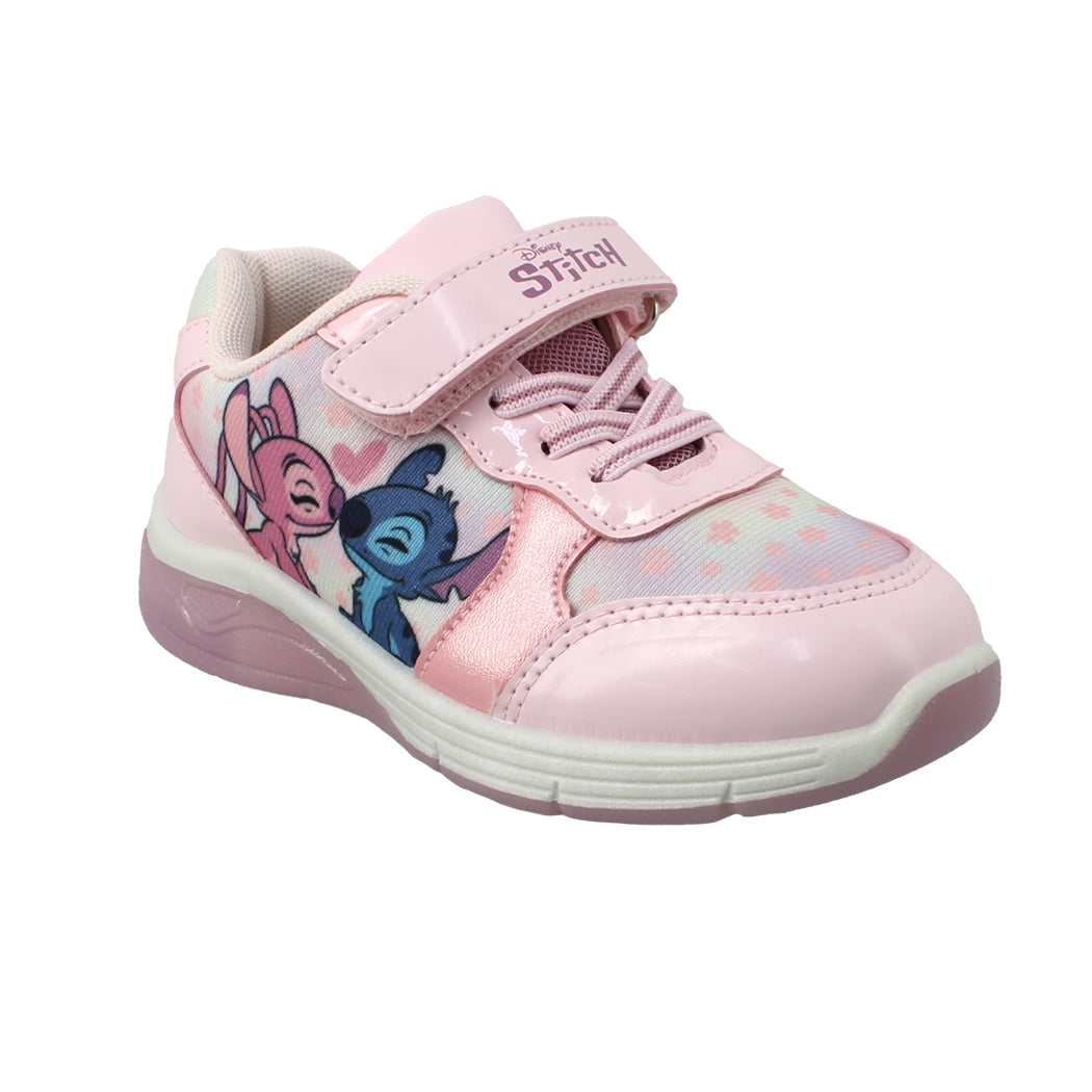 STITCH 29.D14638 Ροζ Αθλητικό Με Φωτάκια Για Κορίτσια