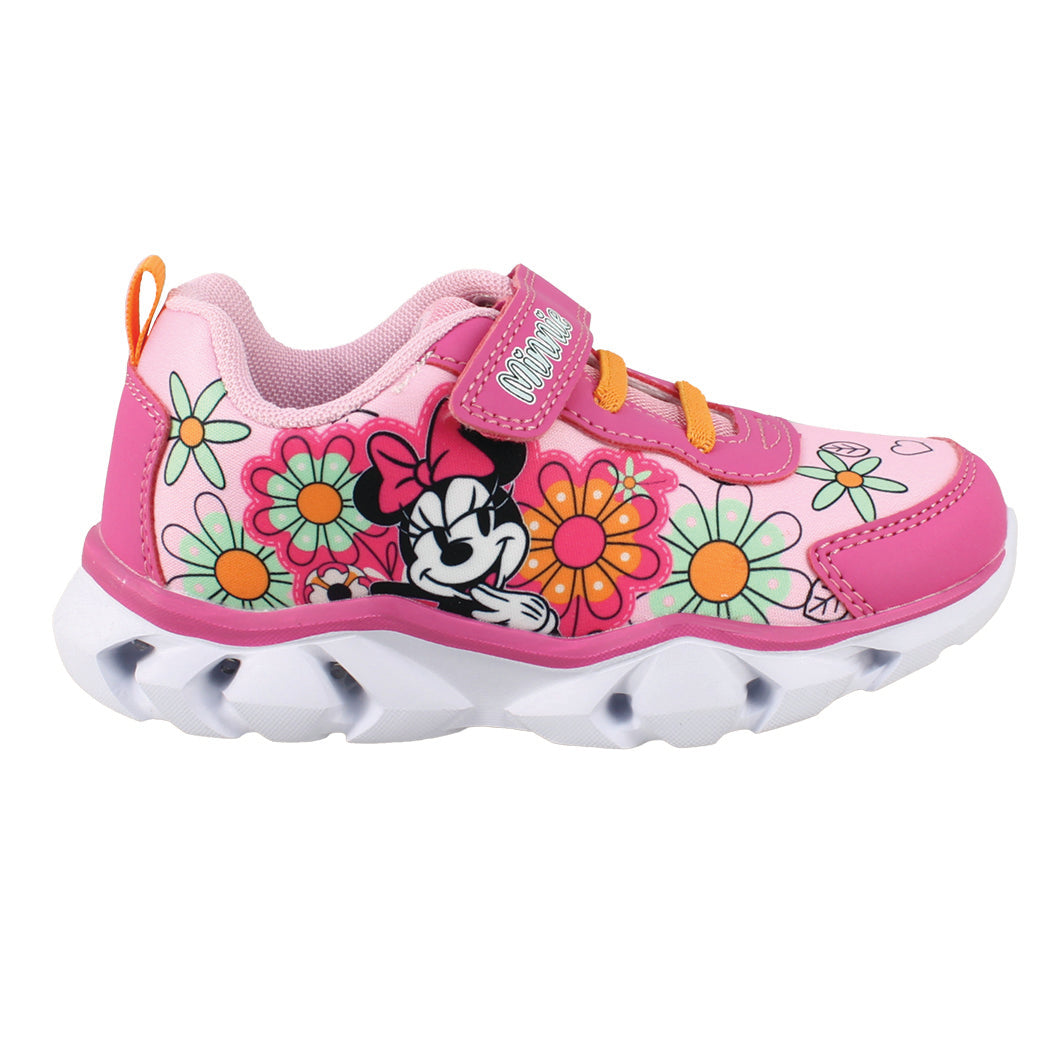 MINNIE 141.DM010585 Ροζ Αθλητικό Με Φωτάκια Για Κορίτσια