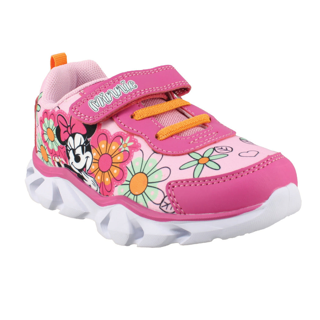 MINNIE 141.DM010585 Ροζ Αθλητικό Με Φωτάκια Για Κορίτσια