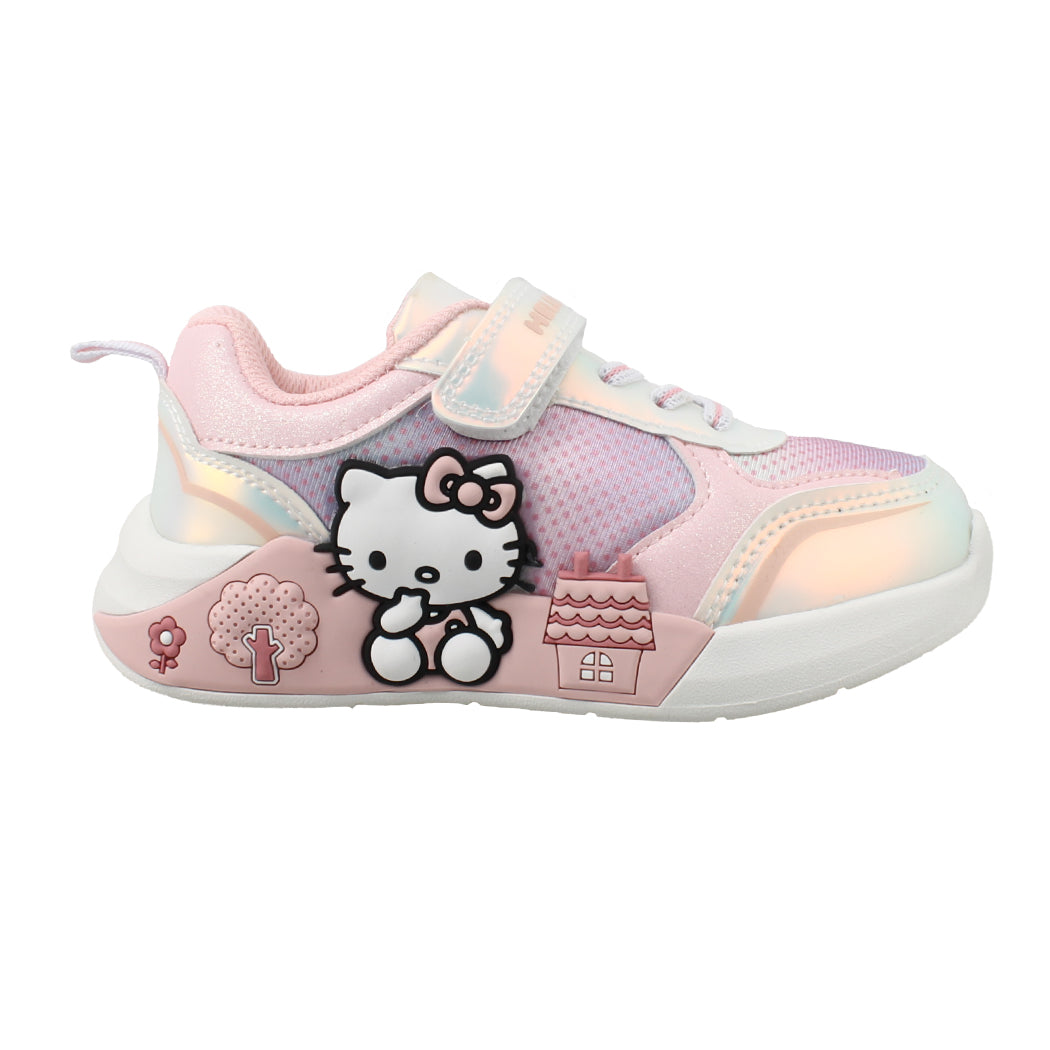 HELLO KITTY 29.H14589 Λευκό Αθλητικό Με Φωτάκια Για Κορίτσια