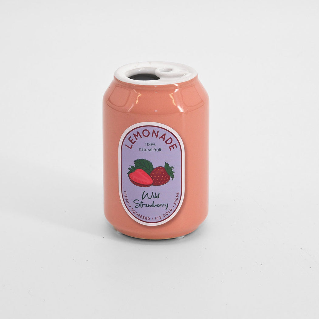 KOART| 1.KAL-4132 Κεραμικό Διακοσμητικό Βάζο Κουτάκι Lemonade 7X7X11 cm