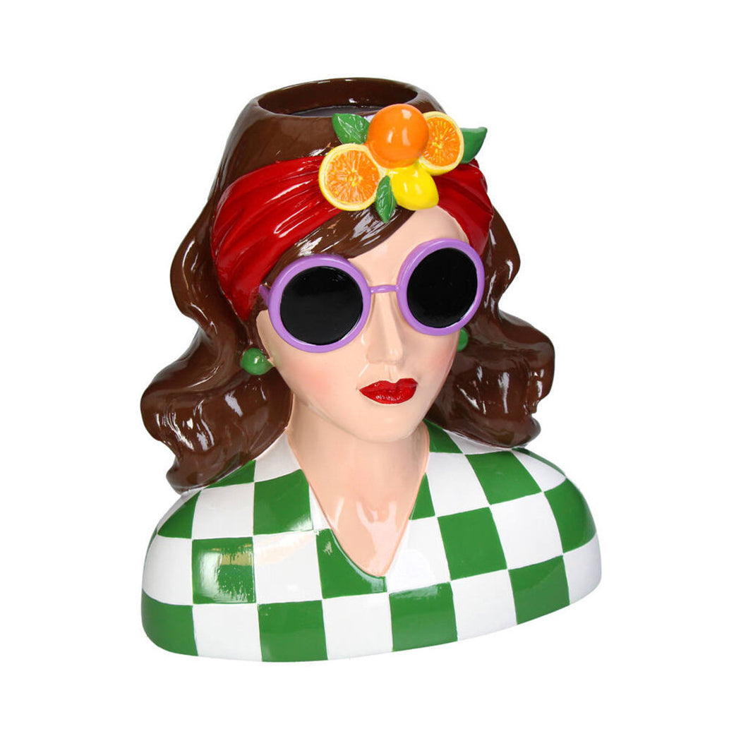 KOART|1.KAL-5286 Κεραμικό Διακοσμητικό Βάζο Fashion Lady 27X17X29 cm