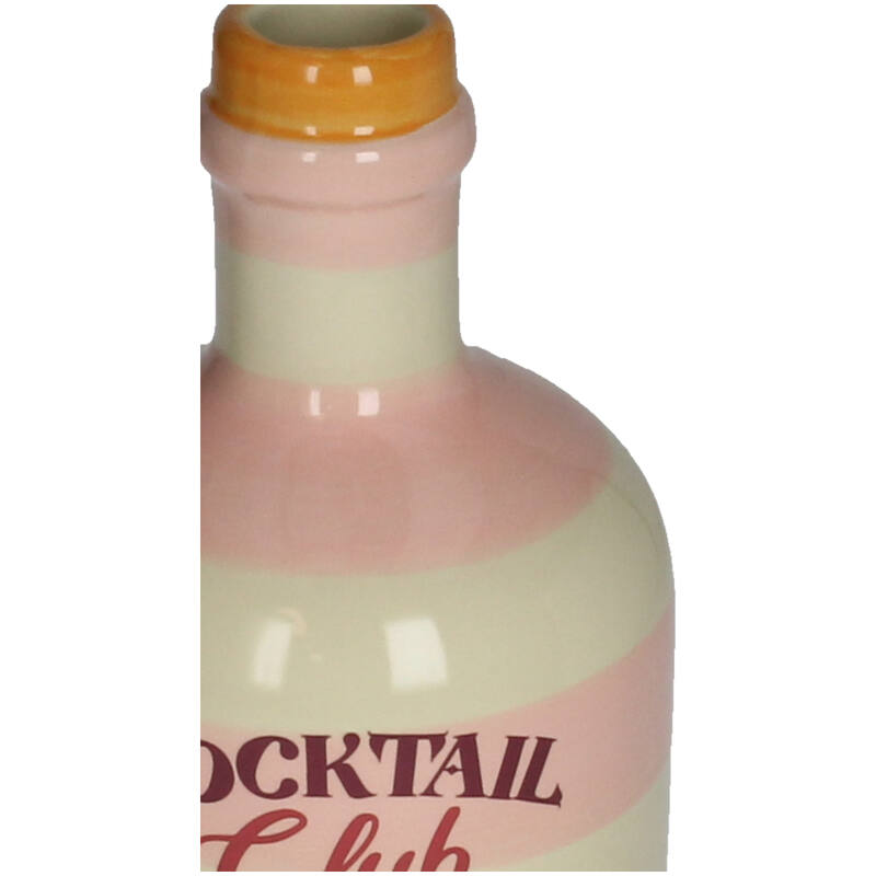 KOART| 1.KAL-7612 Κεραμικό Διακοσμητικό Βάζο Μπουκάλι Cocktail 10x10x21 cm