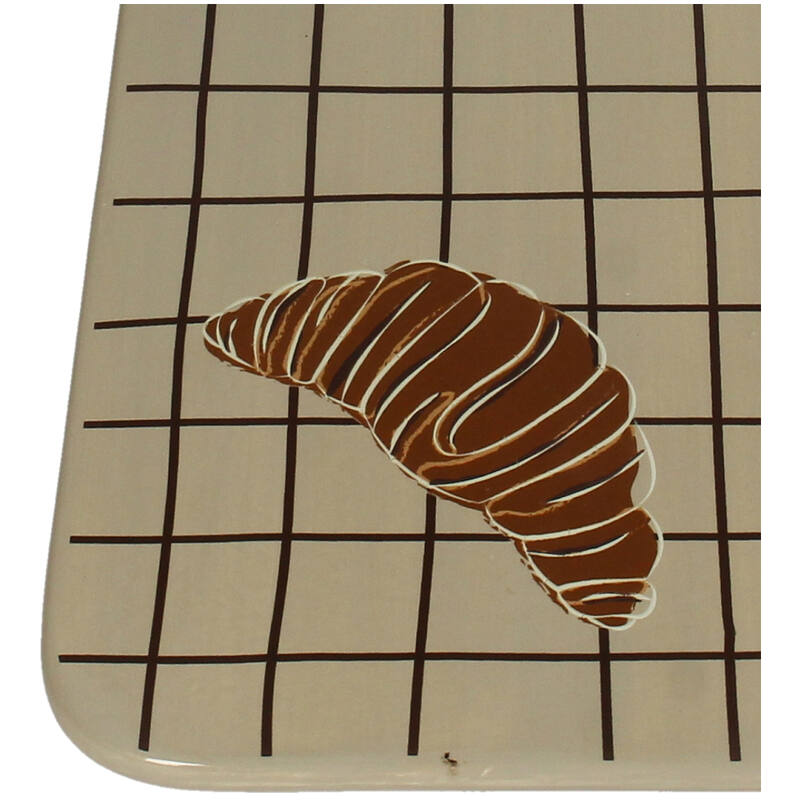 KOART| 1.KAL-8479 Κεραμικός Διακοσμητικός Δίσκος Croissant 41x23x2cm