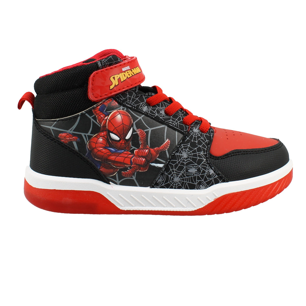 SPIDERMAN M09765 Μποτάκι Αθλητικό Με Φωτάκια Για Αγόρια