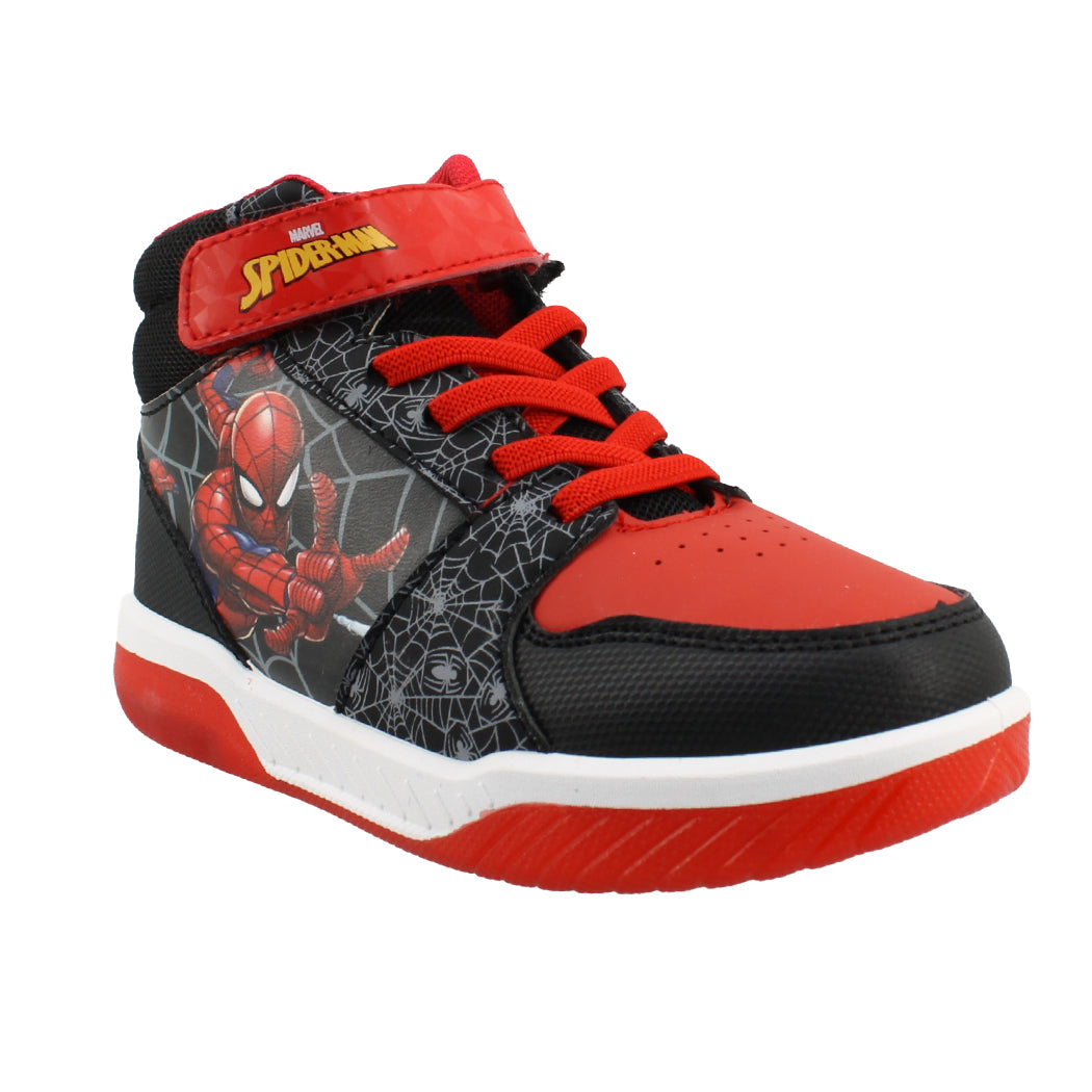 SPIDERMAN M09765 Μποτάκι Αθλητικό Με Φωτάκια Για Αγόρια