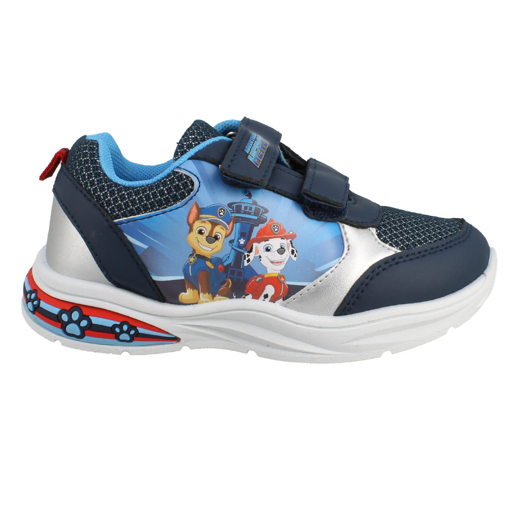PAW PATROL 141.PW012575 Μπλε Αθλητικό Με Φωτάκια Για Αγόρια