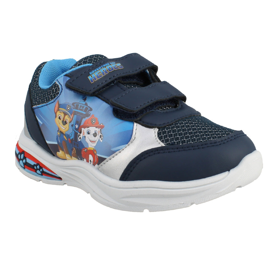 PAW PATROL 141.PW012575 Μπλε Αθλητικό Με Φωτάκια Για Αγόρια