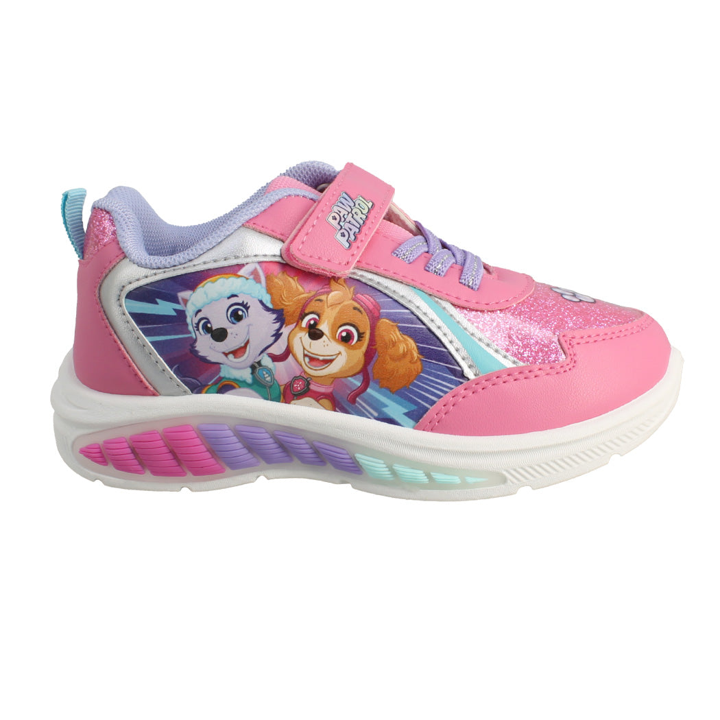 PAWPATROL 141.PW012725 Φούξια Αθλητικό Με Φωτάκια Για Κορίτσια