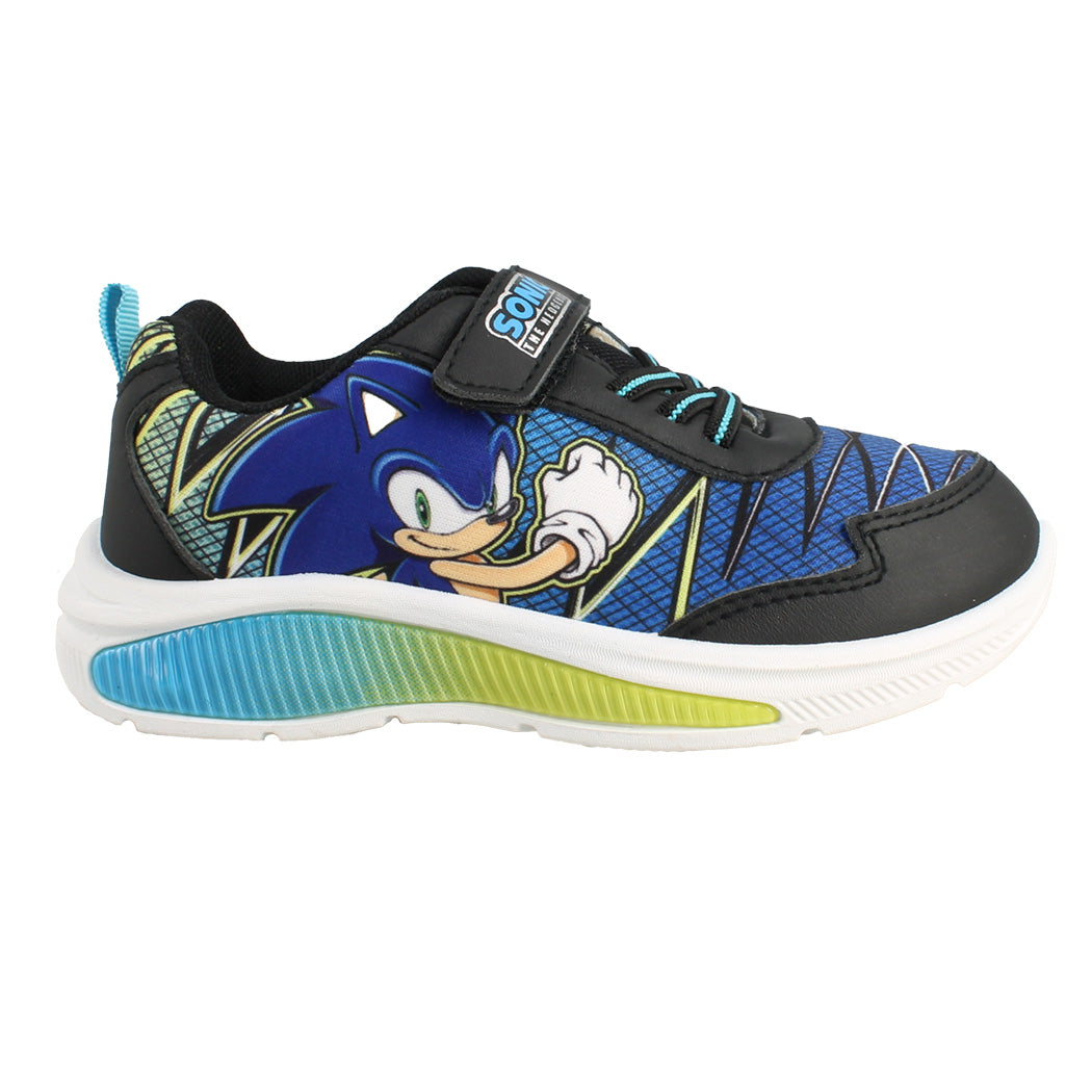 SONIC 141.SC000845 Μαύρο Αθλητικό Με Φωτάκια Για Αγόρια